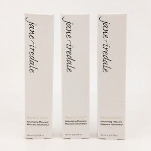 Jane Iredale 3 PACK Beyond Lash Volumizing Mascara 0.28 oz - Black Ink NEW!